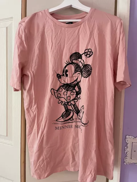 GEORGE ASDA DISNEY S Pink Minnie Mouse PJ Nightie Top Padded
