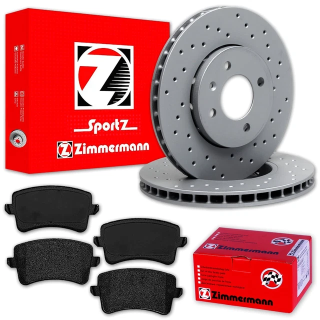 Kit Disques De Frein Zimmermann Sport Pour Audi Q5 8R - Avant & Arrière, Neuf