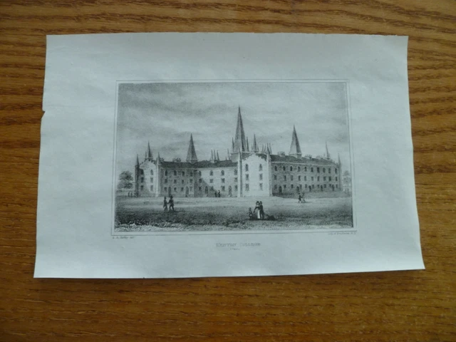 Kenyon College Ohio-1835 Lithograph