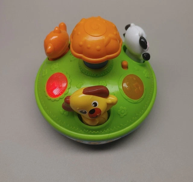 Winfun Treetop Friends Spinner Toy. Lights Music Animal Sounds. Tested working.