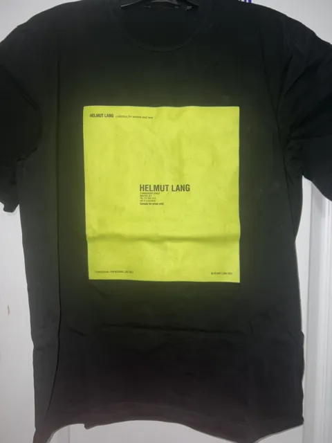 Helmut Lang Neon Box T-Shirt Size Small