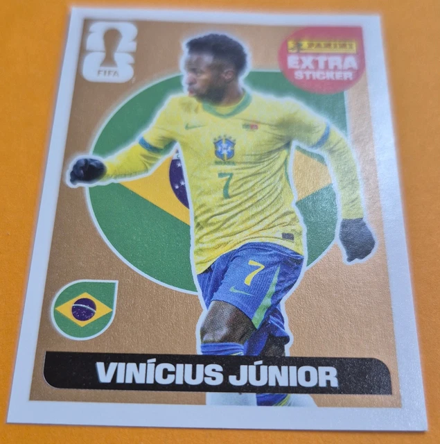 PANINI FIFA 2026 World Cup World Cup 26 Vinicius Junior Bronze Extra panini-fifa-2026-world-cup-world-cup-26-vinicius-junior-bronze-extra