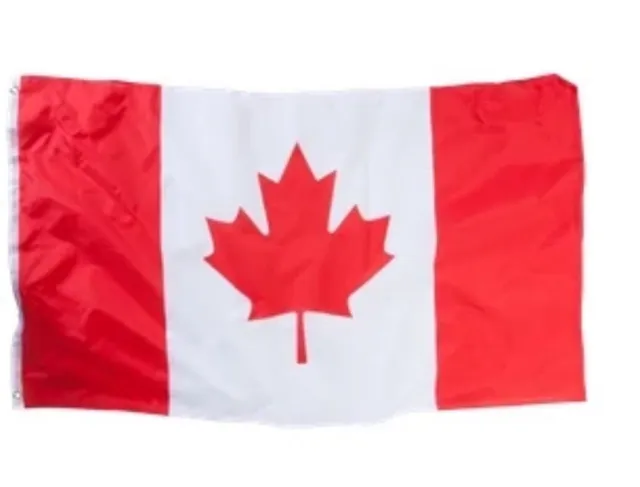 Canada Flag 3x5 Feet Poly Flag New 🇨🇦 🍁