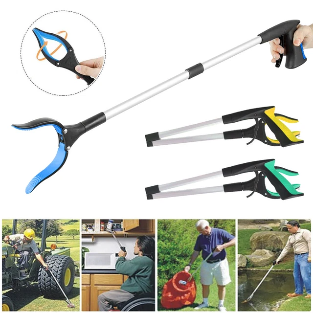 Heavy Duty Grabber Tool Industrial Pick Up Stick Hand Grip Reach Trash Reacher