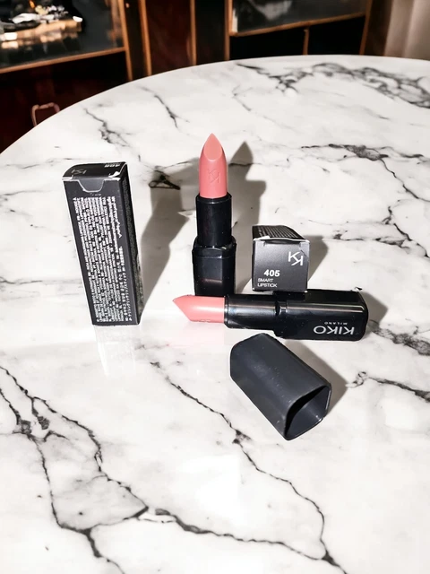 KIKO Milano Smart Fusion Lippenstift 405 – 2er Pack, Nährstoffreich Mit Strahlendem Finish