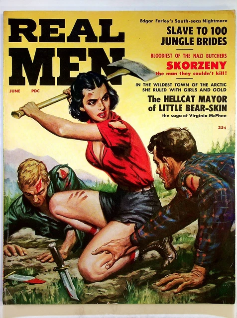 japs b0ndage 48 REAL MEN MAGAZINE Vol. 1 #5 VG 1956 $39.00 - PicClick