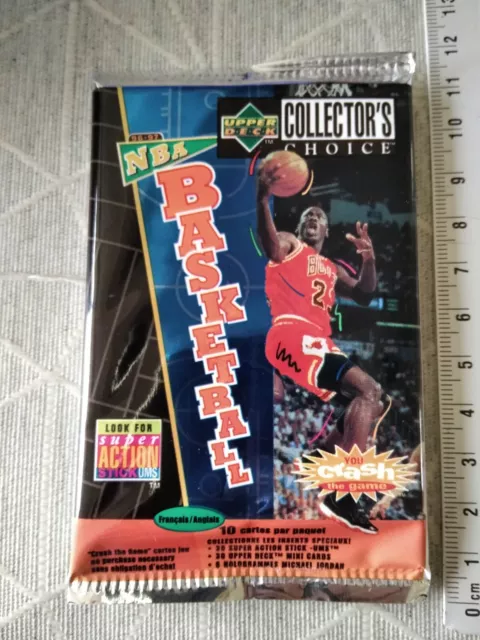 UPPER DECK basketball NBA trrading card 96-97 - MICHAEL JORDAN - SEALED booster
