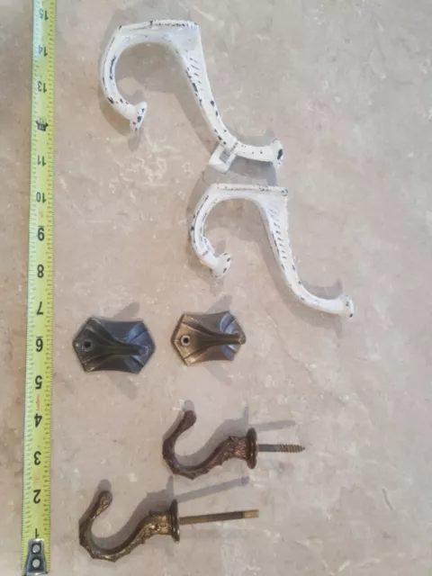 Antique Style Victorian Fancy Cast Iron Ceiling Light Plant Bird Cage Hooks