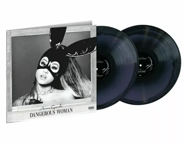 Ariana Grande Dangerous Woman black & purple vinyl (vinyle violet et noir)