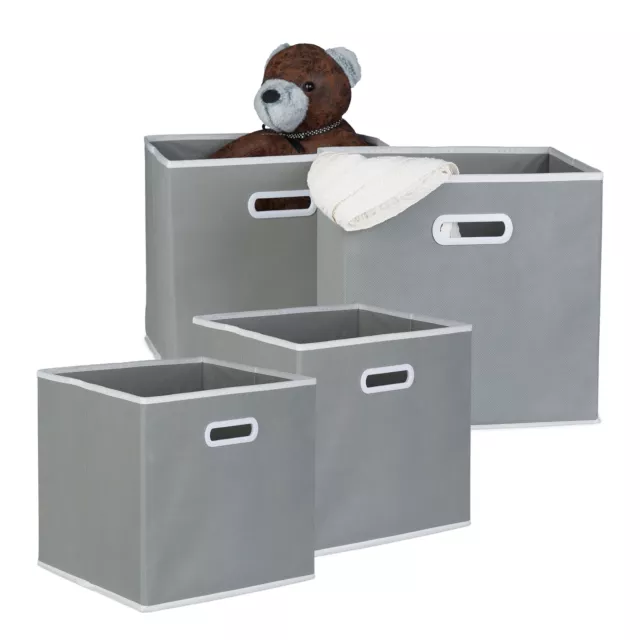 Caja de almacenamiento plegable divisor habitación caja para estantes cubo hogar