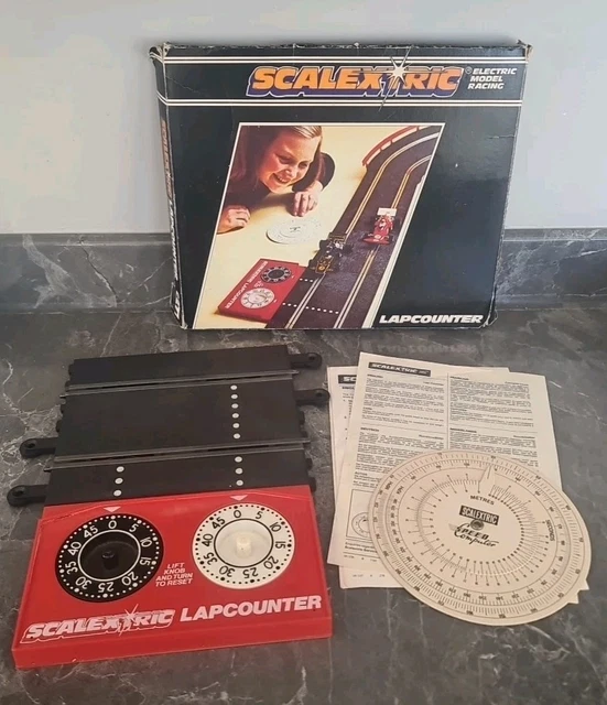 Compteur De Tours éjecteur Micro Scalextric - Accessoire Circuit Voitures (compatible Sets 9V)
