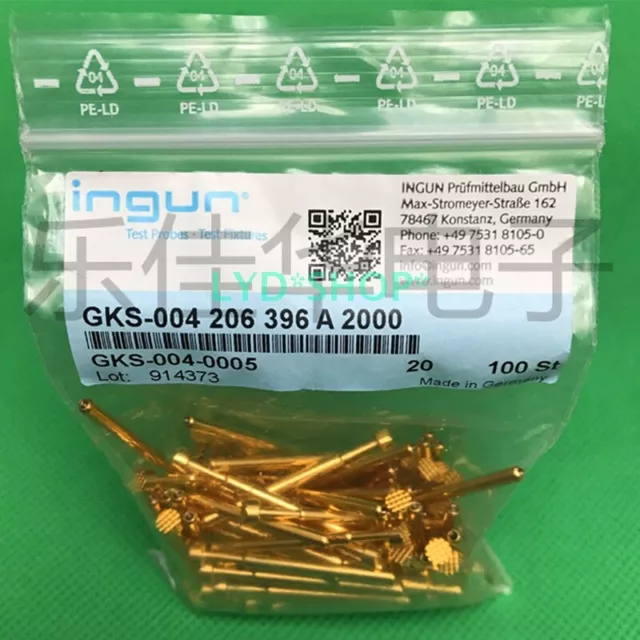 100PCS/Bag Original New GKS-004 206 396 A 2000 2.36mm Test Probe