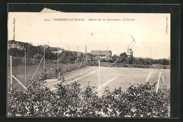 CPA Hardelot-Plage – Villas Autour Des Tennis – Carte Postale Ancienne