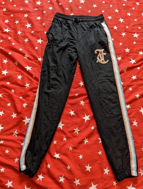 Pantaloni Juicy Couture Ragazze Jogger Stile Jogging Taglia Età 15 16 UK 8 donna