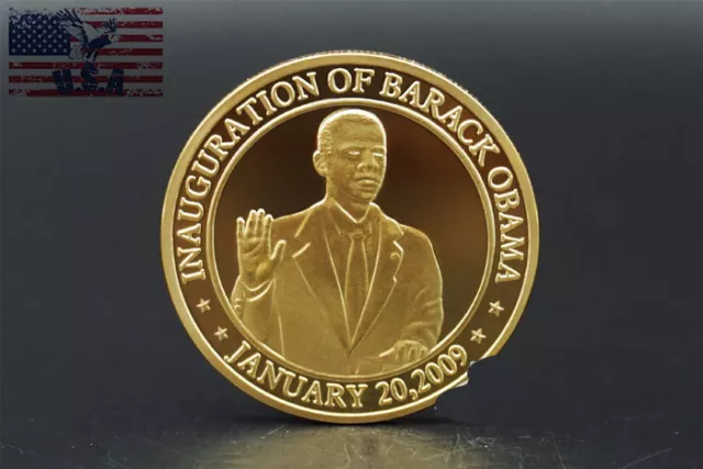 56th Presidential Inauguration of Barack Obama Commemorative Coin Gold