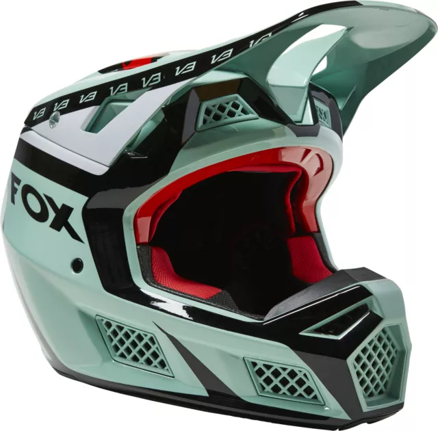 Fox Racing V3 RS DVIDE Helmet (Jade) 28799-167