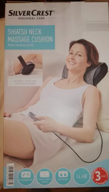 SILVERCREST SHIATSU NECK Massage Cushion 29.00 PicClick UK