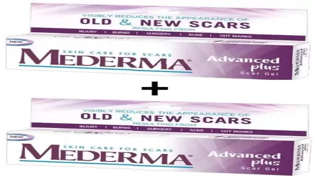 MEDERMA Advanced Plus Scar Gel - 10 gm | Pack of 2  (20 g)