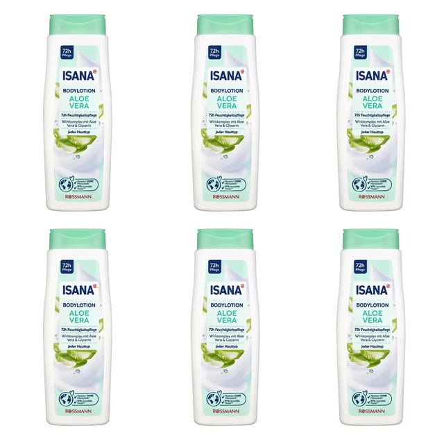 6 X 300 ml | Isana Duschgel Aloe Vera frische Haut Softpflege Komplex Vegan  EUR 15,99 - PicClick DE