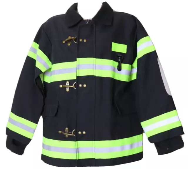 Kid's Size 4-6 Fire Fighter Fireman Halloween Bookweek Reflective Costume Jacket