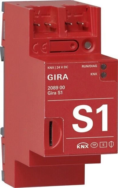 Interfaccia dati Gira 208900 interfaccia dati sistema bus rosso