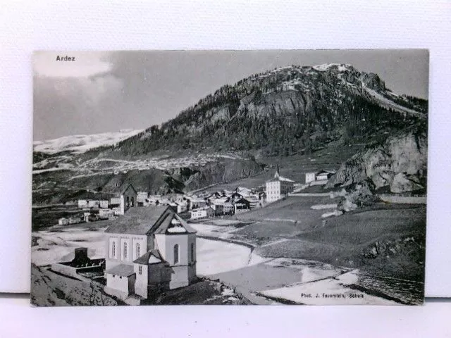 AK Ardez, Ortspanorama; ca. 1910