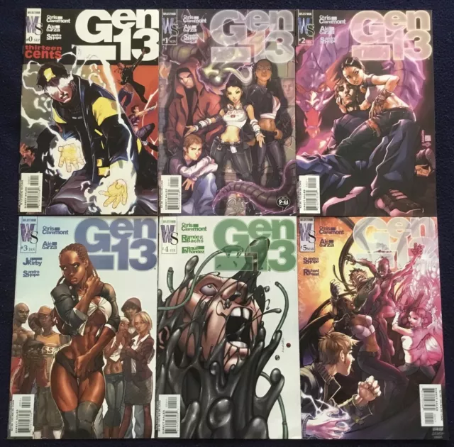 Gen 13: 0-16 Full Run Wildstorm Comics Chris Claremont Fairchild
