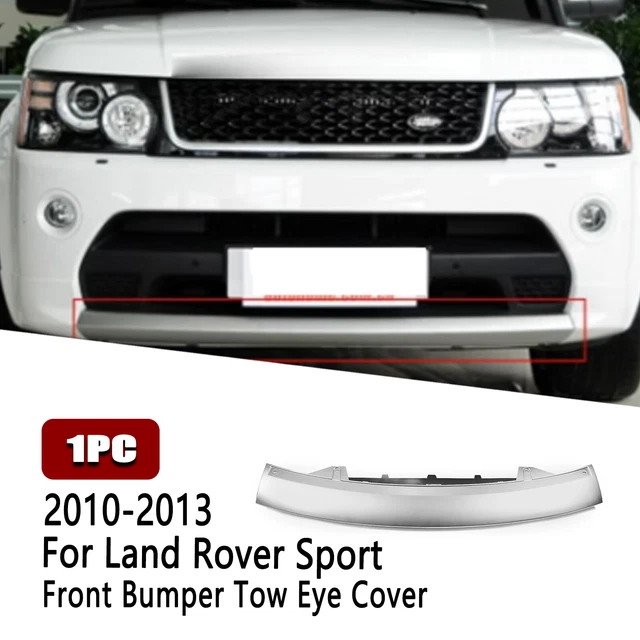Paraurti anteriore coperchio gancio rimorchio piastra di scorrimento per Range Rover Sport L320 argento 10-13