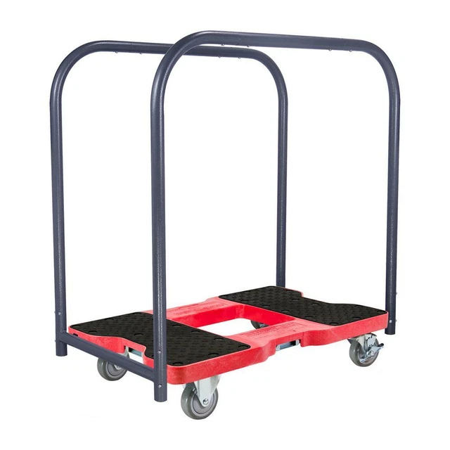 SNAP-LOC E Track Panel Cart Dolly 1,500lb Capacity Industrial Professional Black