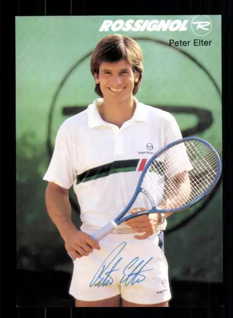 Peter Elter Autogrammkarte Original Signiert Tennis + A 201218