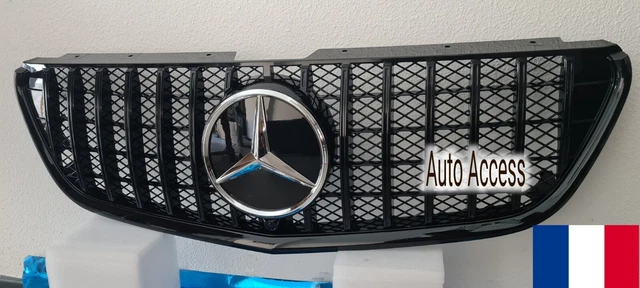 Calandre Avant Diamant Noir Chromé Pour Mercedes Vito Et Viano (2010 à 2014) - NEUVE Générique