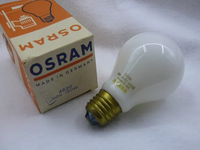 Osram 110V 150W  enlarging lamp.  #4630. Discontinued store inventory. NEW.