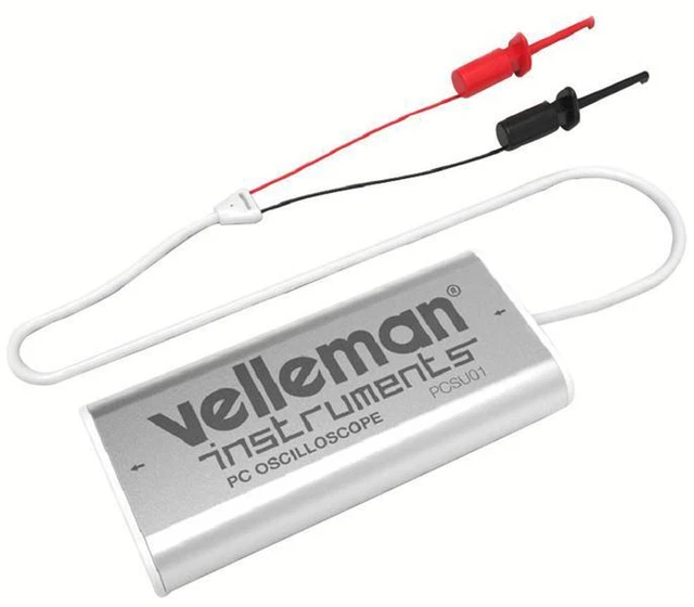 Mini oscilloscope, 2 channels, for PC, with USB connection. : Velleman Group nv