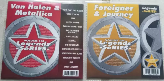 2 Cdg Legends Karaoke Discs 1980'S Van Halen/Metallica/Foreigner/Journey