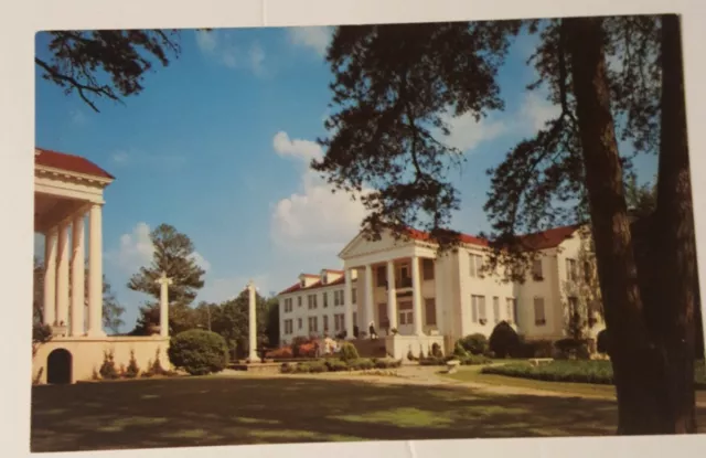 Vintage MISSISSIPPI postcard Belhaven University campus view Jackson MS 1960's