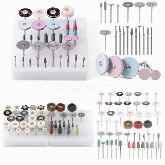 Kit de Limpieza Dental HP Bordo de Diamante para Porcelana Cerámica