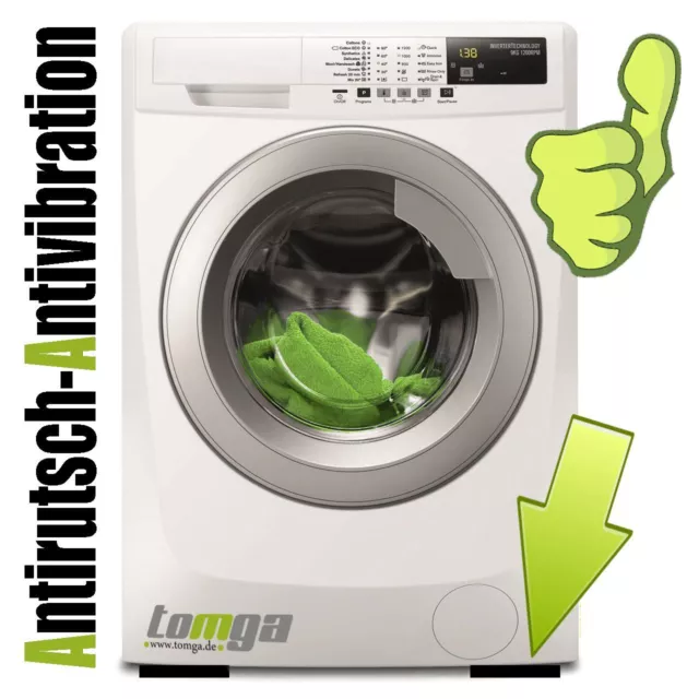 BAUHELD® ANTIVIBRATIONSMATTE 60X60 Rutsch Unterlage Waschmaschine  Gummigranulat EUR 13,99 - PicClick IT