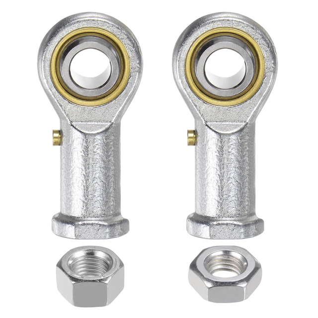 PHSB6 3/8" Female Rod End Set - 2pcs of 3/8-24 Left & Right Thread with Jam Nut
