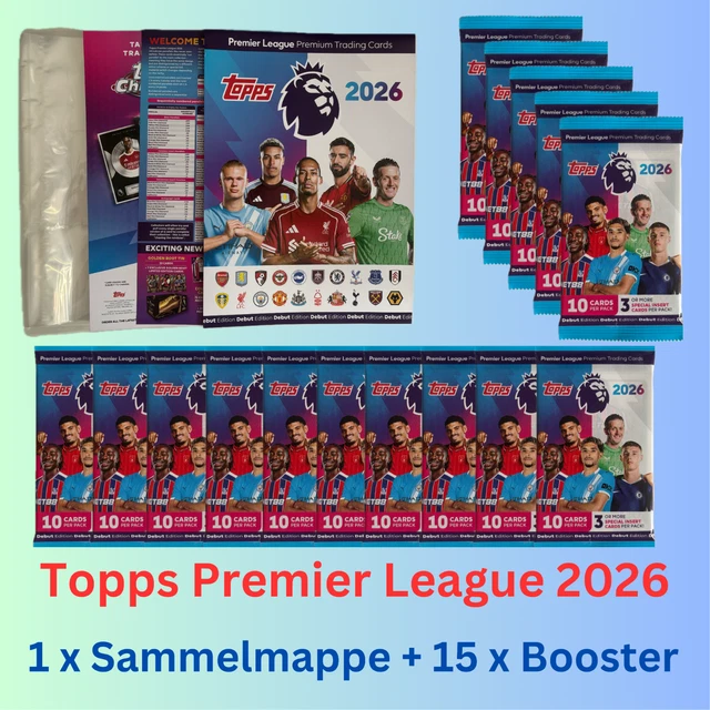 EPL 2025 Trading Cards Eco Booster main image 1