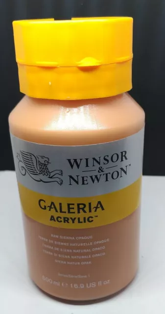 Winsor & Newton Galeria Colore Acrilico 500ml - Terra Di Siena Naturale opaca