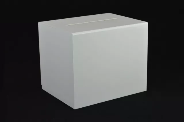 Large Acrylic Ballot Feedback Collection Suggestion Box - BB0017 White or Black