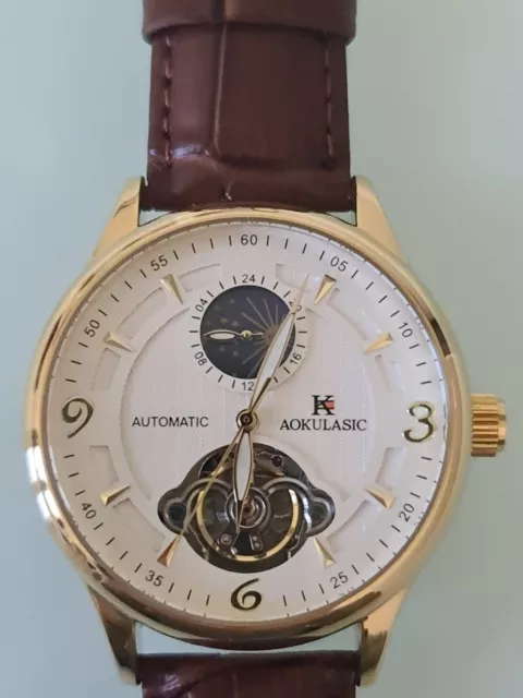 Orologio da uomo di fascia alta Aokulasic K orologio meccanico automatico... 3