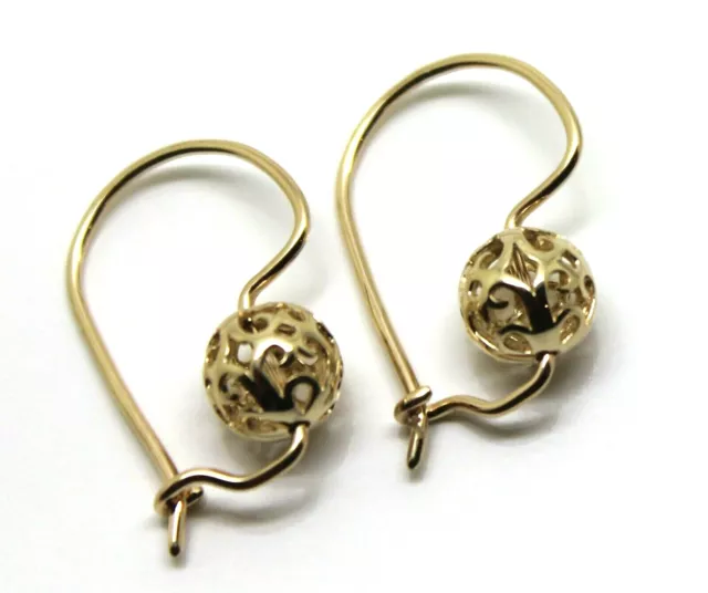 Kaedesigns Genuine New 9ct 9k Yellow Gold 8mm Ball Filigree Earrings - Free post