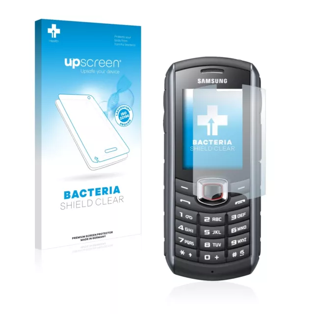 upscreen Schutzfolie für Samsung GT-B2710 Anti-Bakteriell Displayfolie Klar