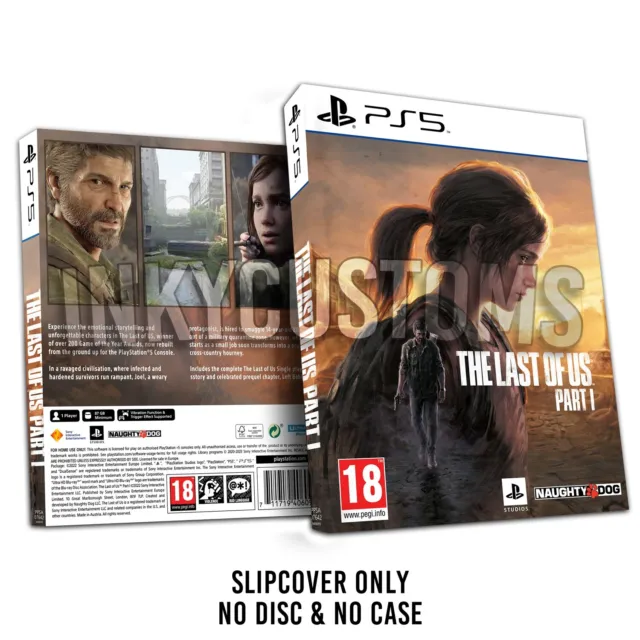 The Last of Us Part 1 I Slip Cover Sleeve Only Case Protector (NO GAME)