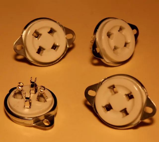 4 Supporti Tondi 4 Pin Per Telaio