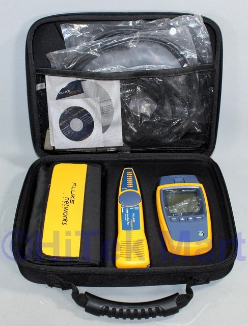 FLUKE MS2-100 KIT MS2-KIT reti tester verificatore cavi microscanner ...