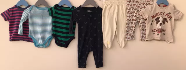 Baby Boys Bundle Clothes Age 6-9 Months George Disney TU Matalan Baby Gap