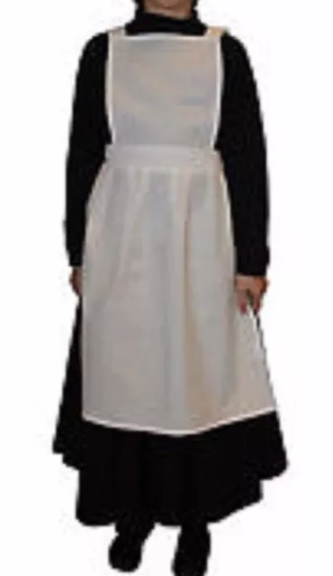 GIRLS POLYCOTTON APRON PINAFORE PINNY Victorian Tudor Edwardian Maid FANCY DRESS