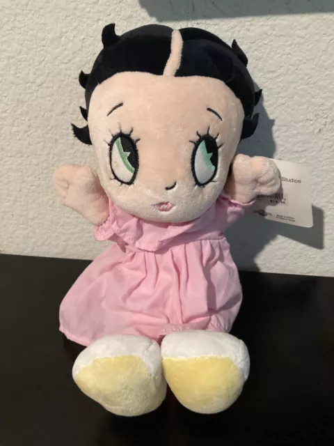 Universal Studios Betty Boop 13" Pink Dress Plush Doll New With Tags RARE Design